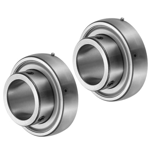 Image of sourcing map 2Pcs SB206-018 Insert Bearing 1.1" Bore, Spherical Insert Bearing Chrome Steel (GCR15) for Agricultural Machinery Replaces