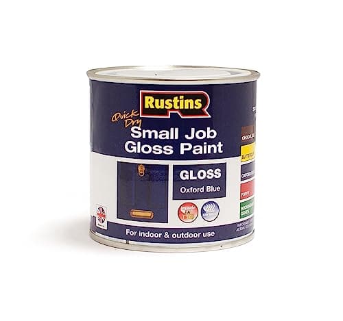 Image of RUSTINS Small Job Gloss Paint Oxford Blue 250ml