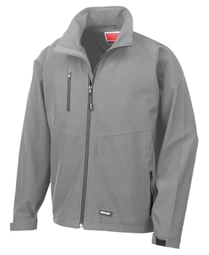 Image of Result R128M Mens Base Layer Softshell Jacket - Silver Grey - L