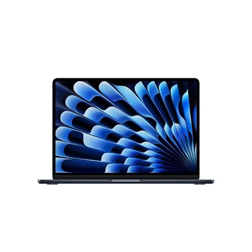 Image of Apple 2025 MacBook Air 13-inch Laptop with M4 chip: Built for Apple Intelligence, 13.6-inch Liquid Retina Display, 16GB Unified Memory, 256GB SSD Storage, 12MP Center Stage Camera, Touch ID; Midnight