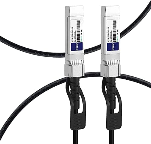Image of FLYPROFiber 1m/3.3ft SFP+ 10G DAC Cable, SFP to SFP Passive Twinax for Cisco Ubiquiti, Netgear, Mikrotik, Supermicro | Length Options: 0.5m-7m