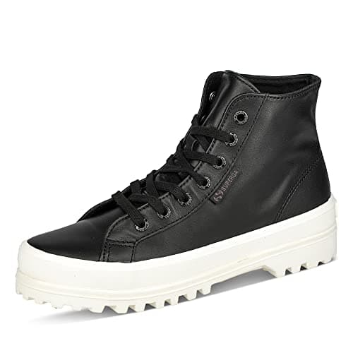 Image of Superga 2341 ALPINA NAPPALEAU Shoe 2022 black-f avorio, 40
