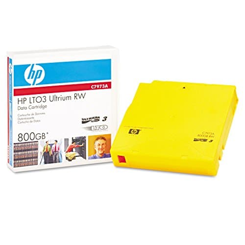 Image of HP C7973A 400/800GB LTO-3 Ultrium Re-Writeable Data Cartridge-Gold