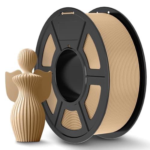 Image of JAYO PLA+ Filament 1.75mm, PLA Plus 3D Printer, Neatly Wound Filament, Dimensional Accuracy +/- 0.02 mm, 1.1 KG Spool(2.42 LBS), Wood Farbe