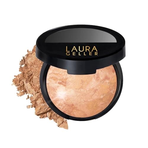 Image of LAURA GELLER NEW YORK Baked Balance-N-Glow Illuminating Foundation - Light - Buildable Sheer to Light Coverage - Satin Finish