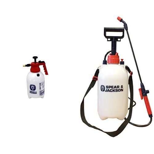 Image of Spear & Jackson 2LPAPS Pump Action Pressure Sprayer, 2 L & Spear & Jackson Pump Action Pressure Sprayer, 5 L Set