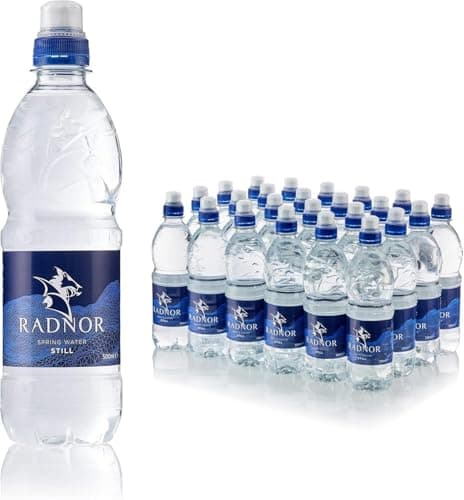 Image of Radnor Hills Still Mineral Water – 500ml Sports Cap Bottles (Pack of 24) | Natural Welsh Spring Water | Hydrating & Refreshing
