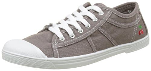 Image of Le Temps des Cerises Women's Basic 02 Trainers ,Grey (Charcoal) ,5