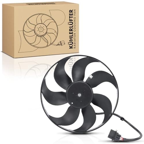 Image of Frankberg Radiator Fan Compatible with Oct.avia II 1Z3 1.4L 2004-2006 A3 8L1 1.6L-1.9L 1996-2003 Golf IV Van 1J1 1.9L 1997-2004 Replace# 1J0959455