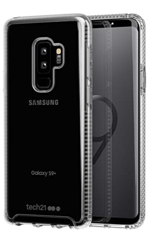 Image of Tech21 Protective Samsung Galaxy S9 Plus Case Ultra Thin Back Cover with BulletShield Protection - Pure Clear - Transparent