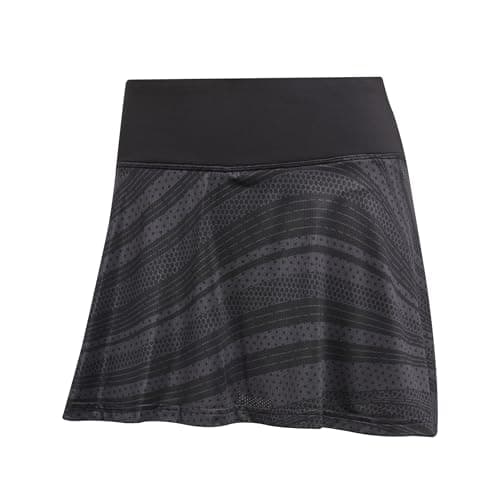 Image of adidas Women's Club Tennis Climacool Graphic Skirt, Carbon, L