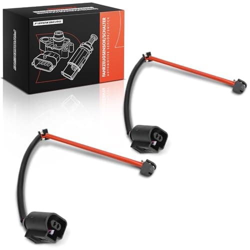 Image of Frankberg 2x Brake Pad Wear Sensor 2-Pin Disc brake Rear Compatible with Q7 4LB Q7 Van 4LB C.a.y.e.n.n.e 9PA T.o.u.a.r.e.g 7L6 7L7 7LA Replace# 7L0907637C