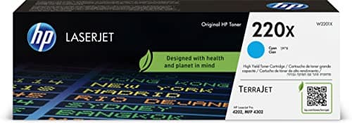 Image of HP 220X Cyan Original LaserJet Toner Cartridge