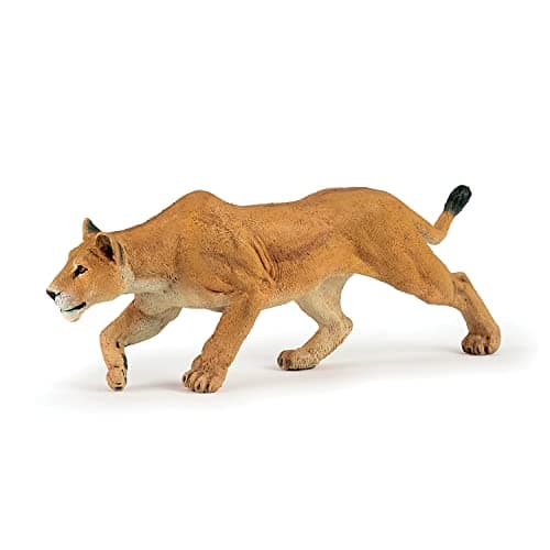Image of Papo - Realistic Hunting Lioness Figure Toy for Kids - Ages 3+ - Wild Life Collection - Educational Play Animal Behavior - Gift Idea Toy for Girls and Boys - 15.5 Cm X 2.5 Cm X 5 Cm