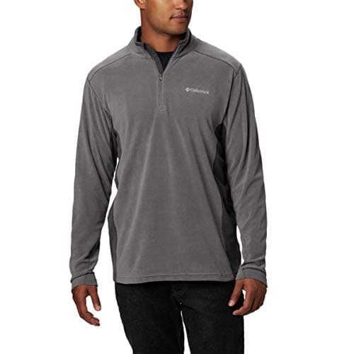 Image of Columbia Men's Klamath Range Ii Half Zip Fleece Pull Over, City Grey, Shark, L