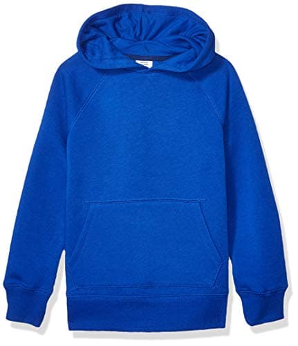 Image of Amazon Essentials Boys' Fleece Sweater Hoodie Sweatshirts, Blue, 10 Years