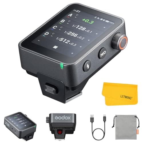 Image of Godox X3Pro C X3 Pro C TTL Flash Trigger Compatiable with Canon Camera, 2.4G Wireless Touchscreen Support APP Control, Auto/Manual/Multi Flash Transmitter (X3-C Upgraded Version)