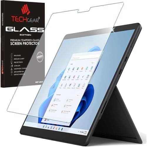 Image of TECHGEAR Anti-Glare Glass Screen Protector for Microsoft Surface Pro 11 / Pro 10 / Pro 9 - MATTE GLASS Edition Genuine Tempered Glass Screen Protector Guard Cover