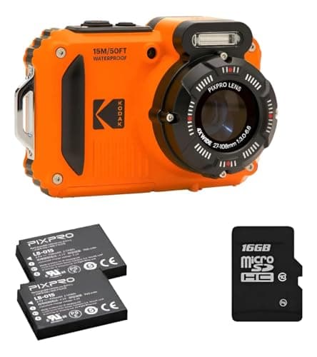 Image of Kodak Pixpro - WPZ2 - Compact Digital Camera 16MP Waterproof and Shockproof - Yellow
