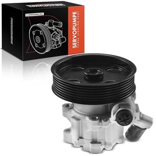 Image of Frankberg Power Steering Pump Hydraulic steering Compatible with C-Class W203 W204 3.0L 2007-2014 CLK C209 3.0L 2007-2009 CLS C219 3.0L 2009-2010 Replace# 0054660301