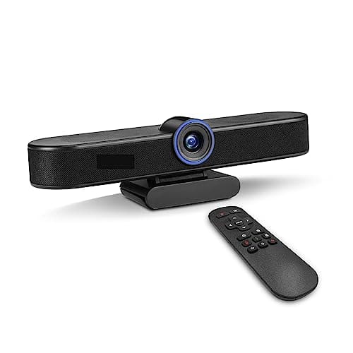 Image of MOOILKO 4K Ultra-Wide Angle Conference Webcam 8MP 5x Digital Zoom With Auto Framing USB PC Webcam Living Streaming Office Work(A)
