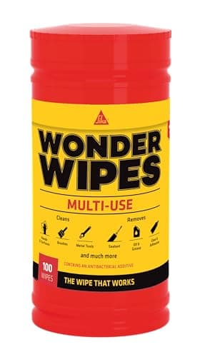 Image of EVERBUILD WIPE80 WIPES- WONDER WIPES- 100 TUB - Pack of 100
