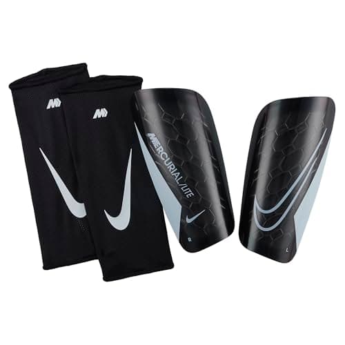 Image of NIKE Unisex Mercurial Lite - Fa22 Protection, Black/Black/White, S UK