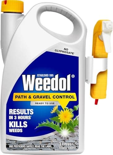 Image of Weedol Path & Gravel Weed Killer 1L Trigger Spray / 3L RTU Spray | Ready to Use Systemic Formula for Long-Lasting Control on Paths, Driveways & Gravel Areas (3L)