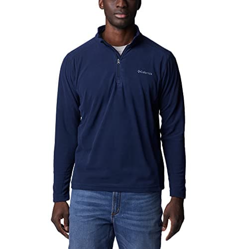 Image of Columbia Mens Klamath Range 2 Half Zip Fleece Pull Over, Collegiate Navy Solid, M EU