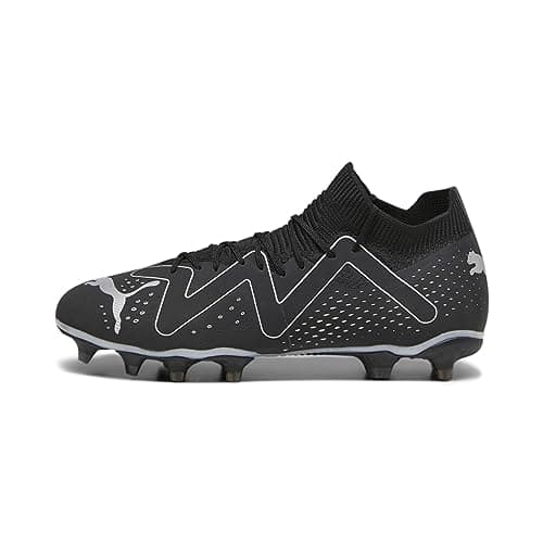 Image of PUMA Men's Future Match FG/AG Soccer Shoe, Black Silver, 9 UK