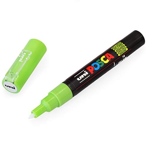 Image of Posca Uni PC-1M Paint Marker Art Pens - 0.7mm - Apple Green - Single Pen