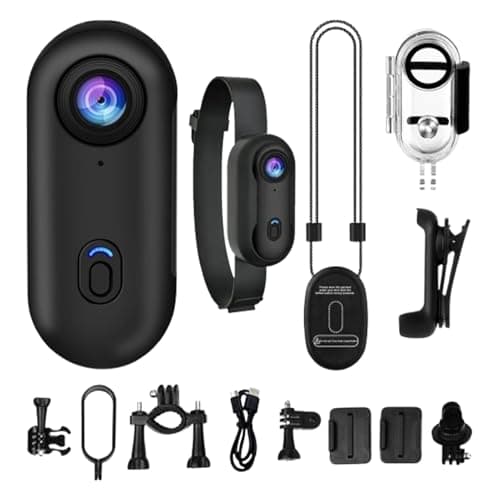 Image of Gosnap Camera, 1080P Waterproof Compact Vlogging Device, Magnetic & 360° Clip, 120-Min Battery, 170° Wide Angle Body Cam With Audio And Video Recording For Cycling, Pet, Travel