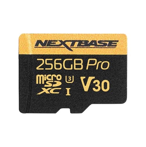 Image of Nextbase 256GB U3 Micro SD Card - Includes Micro SD-to-SD Adapter - Ultra High Speed Memory Card Compatible with Nextbase Dash Cam 522GW and 622GW - Dash Camera Accessories