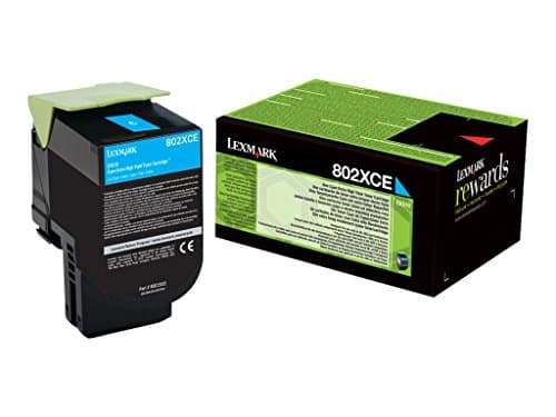 Image of Lexmark 80C2XCE Laser Toner for CX510DE - Cyan