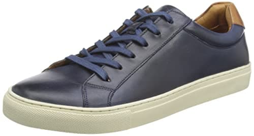 Image of Hush Puppies Men's Colton Cupsole Trainers, Navy, 7