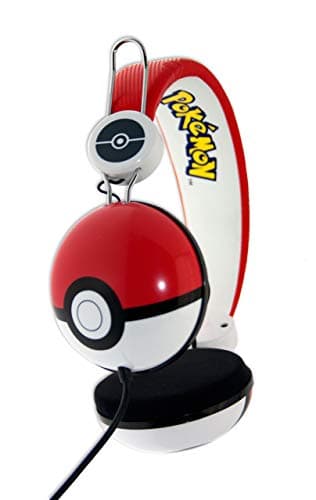 Image of OTL Technologies Pokemon Poke Ball Wired Headphones for Ages 8 Up