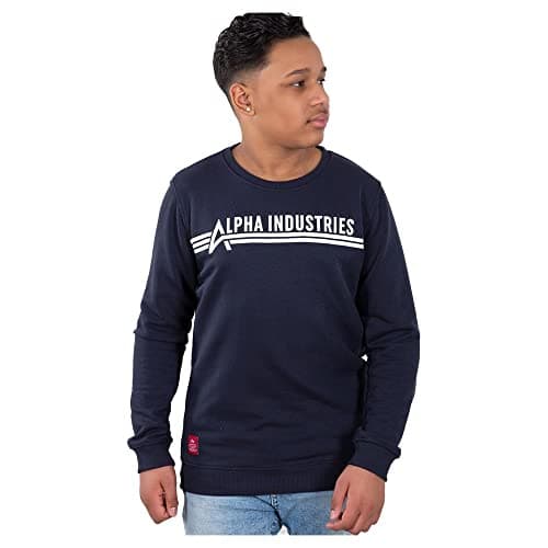 Image of Alpha Industries Unisex Kids Sweater, Rep.Blue, 8 Years