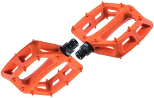 Image of DMR V6 Plastic Pdl - Orange, CrMo Axle