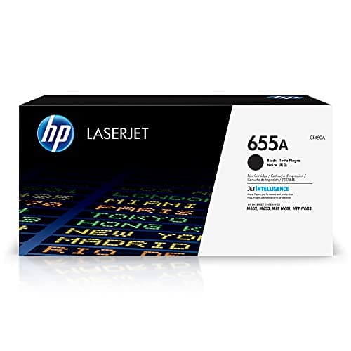 Image of HP CF450A 655A Original LaserJet Toner Cartridge, Black, Single Pack