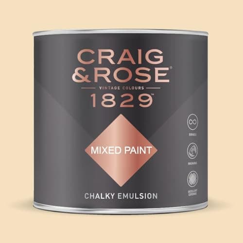 Image of Paint Stop CRAIG & ROSE 1829 CHALKY EMULSION ADAM CREAM 750ML