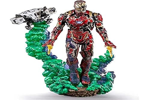 Image of Iron Studios 30920-10 Spider Far From Home BDS Art Scale Deluxe 1/10 Iron Man Illusion 21 cm, Multi-Color, Standard