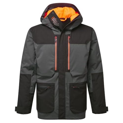 Image of Portwest EV461 EV4 Winter Parka Work Jacket Extreme Waterproof Stretch Fabric PFAS Free Sherpa Lined Panels Ventilation Adjustable Hood Certified EN 343 Class 4:1 EN 342, Regular, Metal Grey, 3X-Large