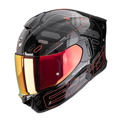 Image of Scorpion Exo-530 Air Fond Full Face Helmet, Black/Red, M (57/58)