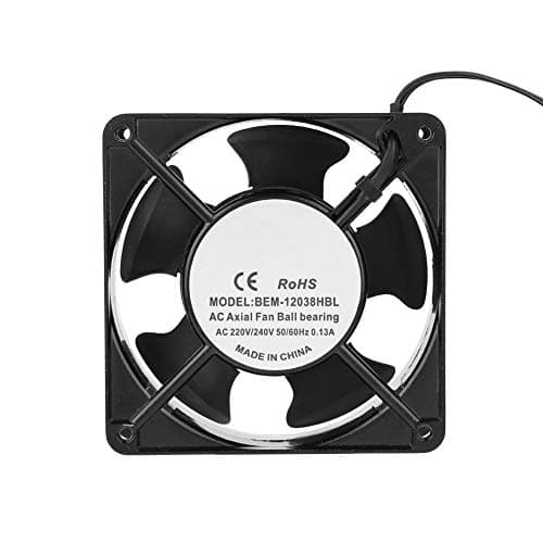 Image of BEM-12038HBL Cooling Fan,200~240V 28W Universal Axial Cooling Fan,Double Ball Bearing,2600 (r/min),for Household Appliances, Welding Machines etc(120 * 120 * 38mm)