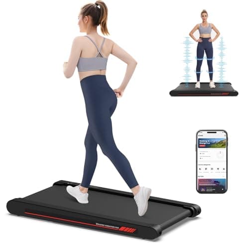 Image of Sperax Walking Vibration Pad with APP, Vibration and Walking Treadmill with Remote Control and Bluetooth Control, Portable Treadmill for Home Office
