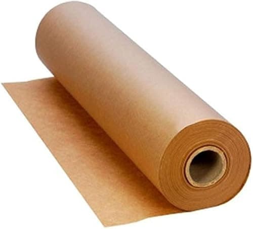 Image of 450mm [18"] Width Masking Paper x 200 meters Long Roll - Quality 50GSM Hand-Masker General Purpose Masking Paper Multi Purpose Automotive base coats, clear coats and urethanes