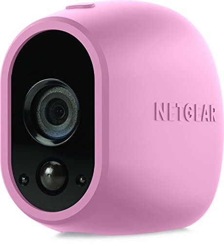 Image of Arlo Smart Home UV-Resistant Silicone Skins Pack for Wireless CCTV HD Security Camera (Official), Pink/Yellow/Blue - VMA1200C