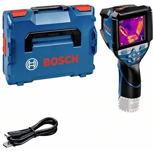 Image of Bosch Professional Measurement 12V System Thermal Camera GTC 600 C (Without Battery and Charger, w/app Function, Temperature Range: -20°C to +600°C, Resolution: 256 x 192px, in L-Boxx)