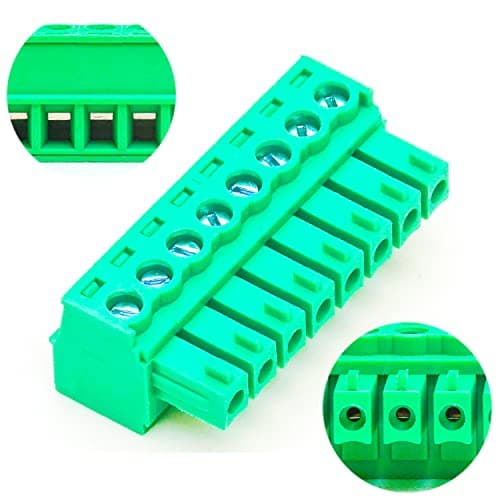 Image of Keszoox Phoenix Connector Terminal Block,Phoenix Type Connector 3.81mm 8Pin 4Pcs (KS-3.81-8P-4)