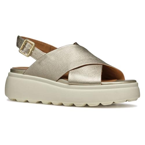 Image of Geox Spherica Ec4.1 Sandals UK 4 Gold